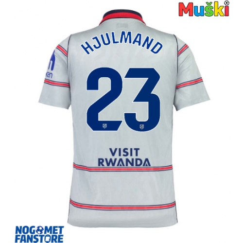 Atletico Madrid Morten Hjulmand #23 Rezervni Dres 2026-27 Kratak Rukav